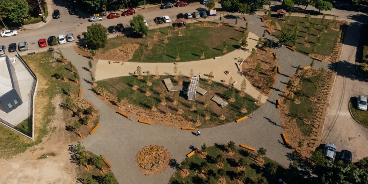 Un nou parc la Timișoara, în zona Lunei! A fost realizat în jurul ideii de fazele Lunii