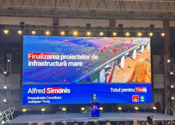 3.000 de oameni în Sala Olimpia, la lansarea oficială a candidaturii lui Alfred Simonis pentru șefia CJ Timiș