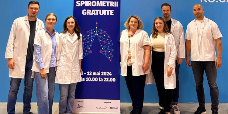 Sute de timișoreni au beneficiat de spirometrii gratuite, în weekend