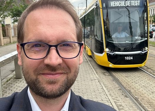 Tramvaiul galben, în teste la Timișoara