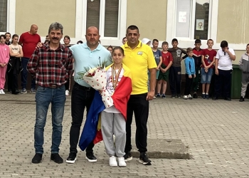 O fetiță din Moravița, campioană națională la atletism