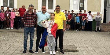 O fetiță din Moravița, campioană națională la atletism