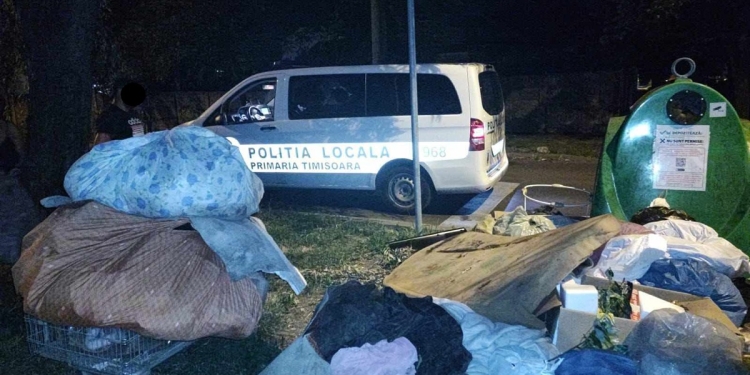 Amendă de 30.000 de lei pentru un nesimțit care a aruncat gunoaie pe o stradă din Timișoara