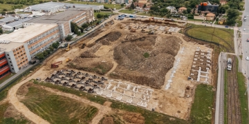 Avansează lucrările la noul stadion construit de Primăria Timișoara