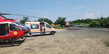 Cinci răniți în urma unui accident produs în Timiș! S-a solicitat elicopterul SMURD