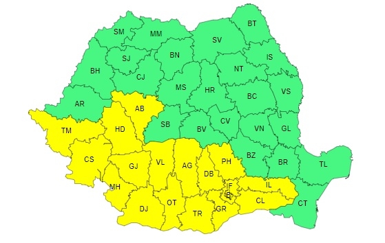 Ne topim de cald! Atenționare meteo de disconfort termic în vestul țării