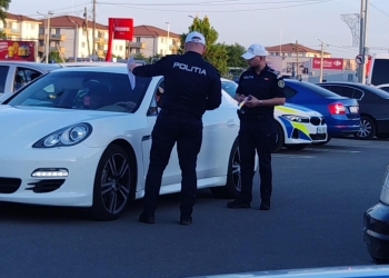 Controale rutiere pe 2 străzi din Timișoara. În câteva ore, zeci de șoferi amendați
