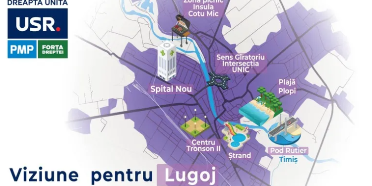 Program cu soluții, program pentru oameni propus de Alianța Dreapta Unită la Lugoj