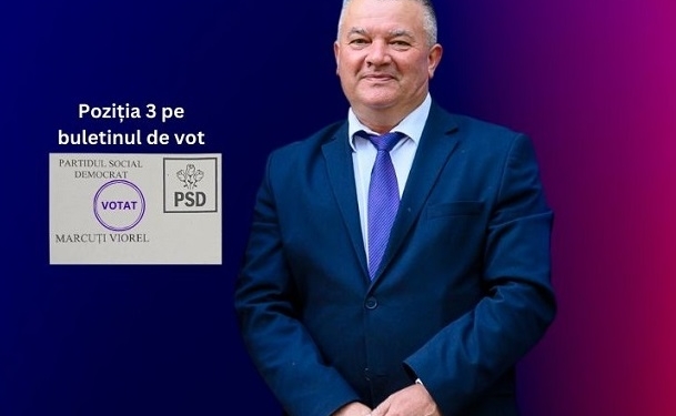 Viorel Mărcuți, primarul comunei Sânmihaiu Român: „Avem în plan proiecte grandioase”