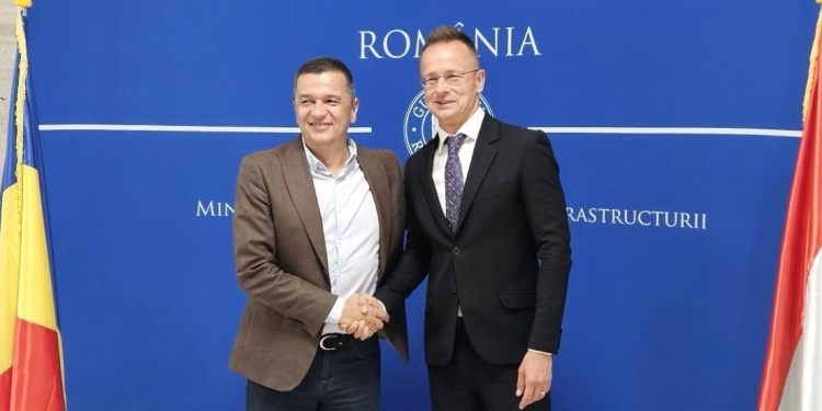 Memorandumul cu ministrul ungar privind restabilirea legăturii feroviare între Timișoara și Szeged, semnat