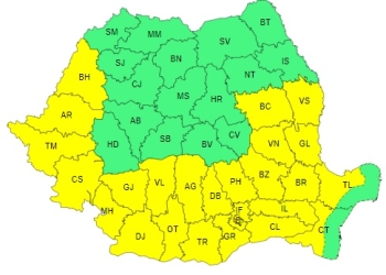 Val de căldură asupra vestului țării