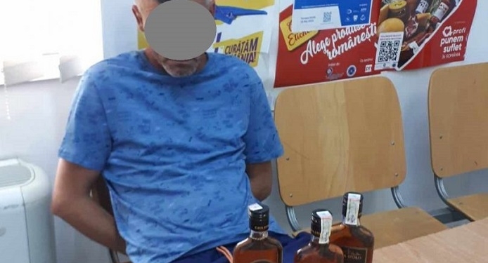 La furat de alcool dintr-un magazin din Complexul Studențesc din Timișoara