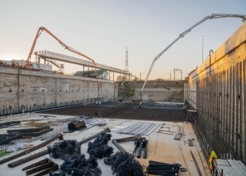 Solventul avansează! A doua etapă de turnare a betonului, finalizată în octombrie