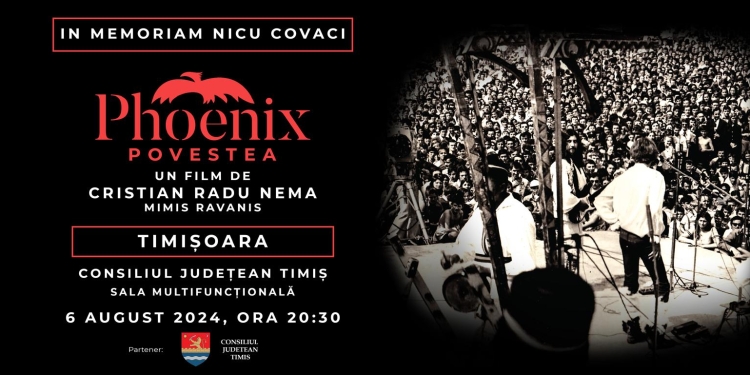 Eveniment comemorativ – vizionare gratuită a filmului „Phoenix: Povestea” în memoria lui Nicu Covaci