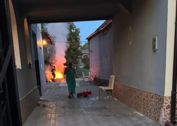 30.000 lei amendă pentru o canapea incendiată pe o stradă din Timișoara