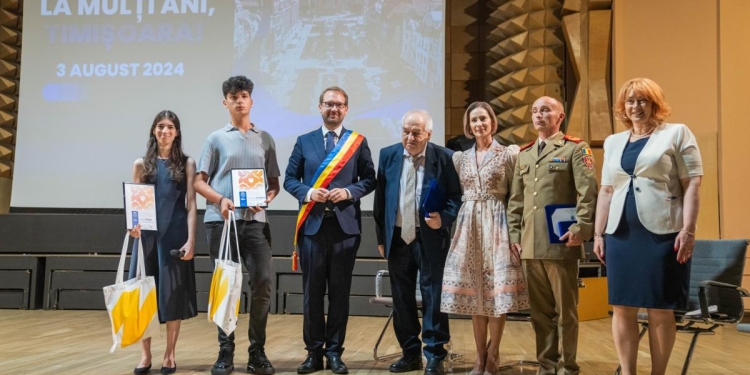 Noi cetățeni de onoare ai Timișoarei: Maria Olaru, János Szekernyes și Adrian Sergiu Ola