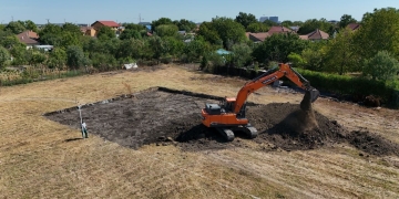 Au intrat utilajele în spațiul unde se ridică complexul sportiv Mircea cel Bătrân din Timișoara