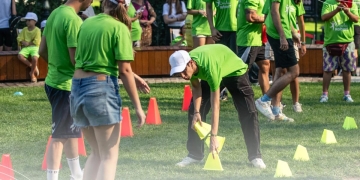 Campioanele olimpice Ana Maria Brânză și Simona Amânar, la Timișoara, la „Ora lui Robert”