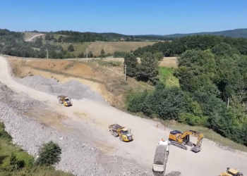 150 de muncitori și ingineri, pe șantierul secțiunii Margina – Holdea de pe autostrada A1