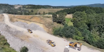 150 de muncitori și ingineri, pe șantierul secțiunii Margina – Holdea de pe autostrada A1