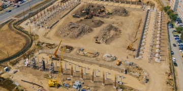 Primarul Fritz: Șantierul stadionului de pe Calea Buziașului se mișcă bine