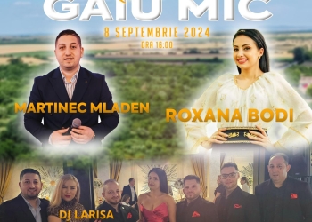 Mare zi de sărbătoare în comuna Moravița! Are loc ruga satului Gaiu Mic