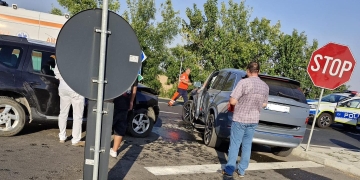 Accident pe un drum din Timiș! O femeie a fost rănită