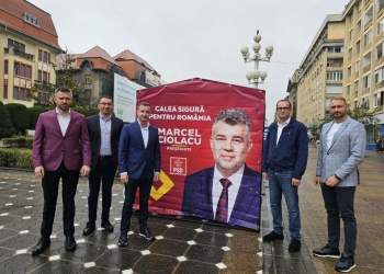 PSD Timiș a dat startul campaniei de strângere de semnături pentru susținerea lui Marcel Ciolacu la Cotroceni