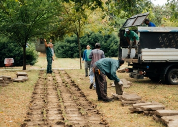 Parcul Piața Crucii din cartierul Elisabetin, primul la campania plantare