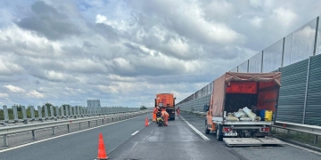 Se plombează gropile de pe autostrada A1, în aceste zile