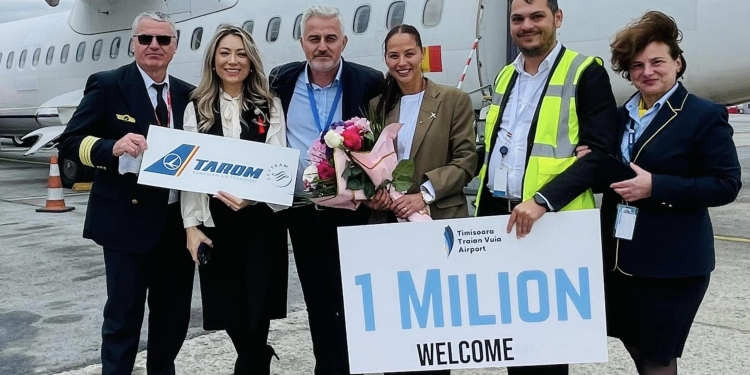 1 milion de pasageri anul acesta, pe Aeroportul „Traian Vuia” din Timișoara