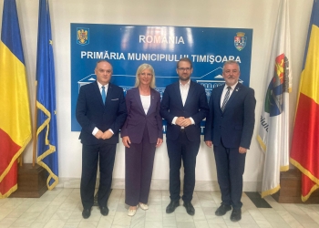 Delegație din Bavaria, în vizită la Primăria Timișoara FOTO