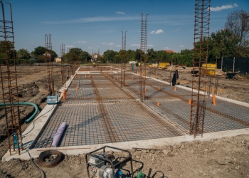 Fundația bazei sportive din zona Mehala din Timișoara, gata