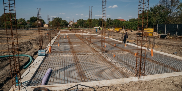 Fundația bazei sportive din zona Mehala din Timișoara, gata