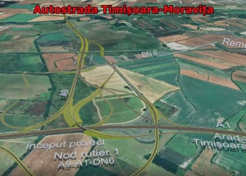 Start pentru depunerea ofertelor privind construcția lotului 1 al autostrăzii Timișoara – Moravița