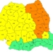 Ploi torențiale în vestul țării și temperaturi foarte scăzute