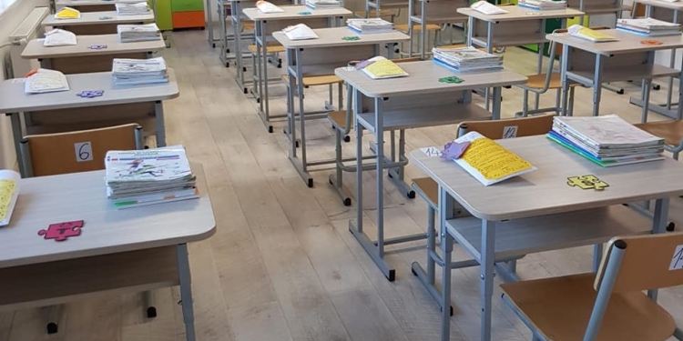 Ultimele lucrări la noua școală modernă din localitatea Utvin