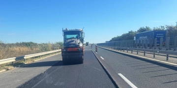 Noi asfaltări pe autostrada A1, în zona de vest a țării
