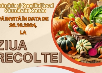 Ziua Recoltei la Sânmihaiu Român, în weekend: preparate la ceaun și muzică populară