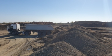 Activitate intensificată pe șantierul drumului de legătură DN 69 – autostrada A1