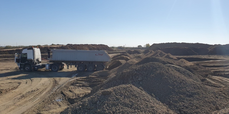 Activitate intensificată pe șantierul drumului de legătură DN 69 – autostrada A1