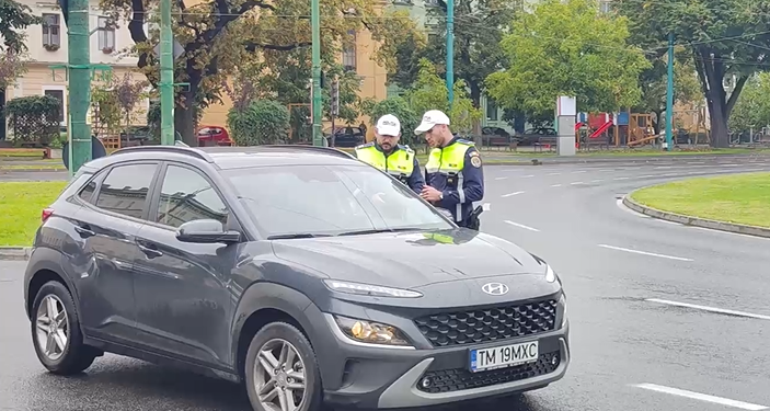 Polițiștii din Timiș, cu ochii pe șoferii neatenți! Au loc verificări pe drumurile din județ