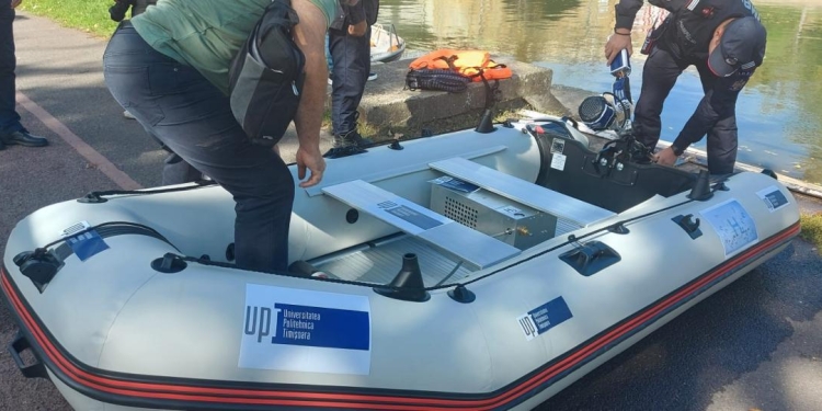 Prototip lansat la apă! Universitatea Politehnica Timișoara a creat barca cu hidrogen