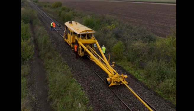 Lucrări la calea ferată Timișoara – Jimbolia, în vederea ridicării restricțiilor de viteză