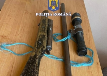 Bărbat din Timiș, reținut după ce și-a confecționat o armă artizanal