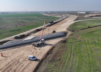 30% din lucrările la noul drum de legătură dintre DN 69 și autostrada A1, finalizate
