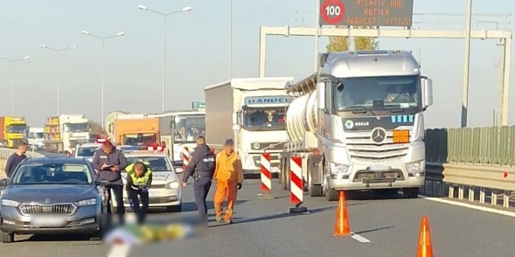 Accident mortal pe autostrada A1, sensul spre Timișoara