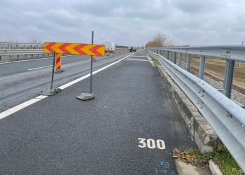 Restricții timp de o lună pe autostrada A1, în județul Timiș