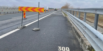 Restricții timp de o lună pe autostrada A1, în județul Timiș
