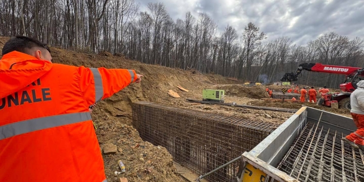 Lucrări importante pe lotul Margina – Holdea al autostrăzii A1 FOTO